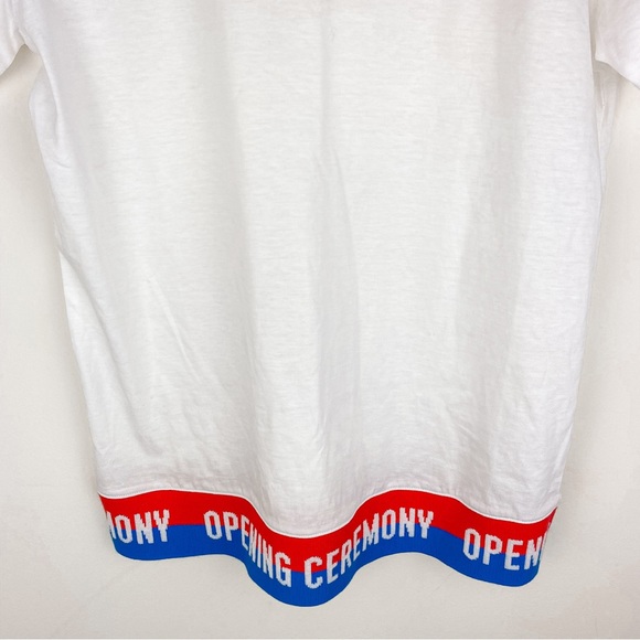 Opening Ceremony Tape Logo Tee T-Shirt Short Sleeve New With Tags - Picture 6 of 10